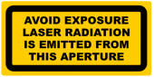 laser warning label 2